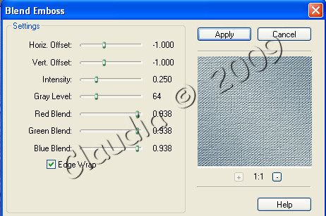 Instellingen Filter FM Tile Tools